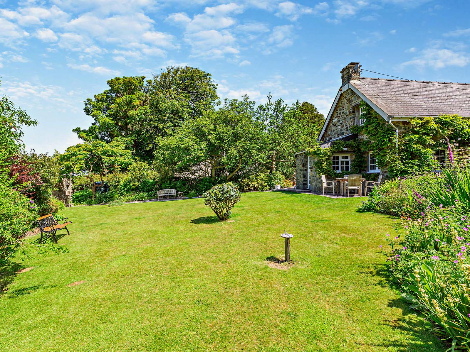 View from the back gate